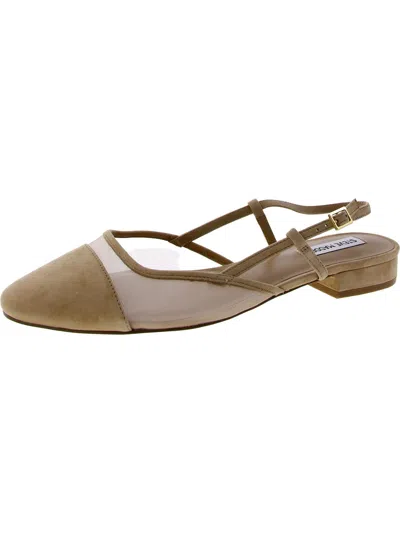 Steve Madden Belinda Womens Metallic Flat Slingbacks In Multi