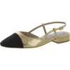 Steve Madden Belinda Womens Toe Cap Flat Slingbacks In Multi