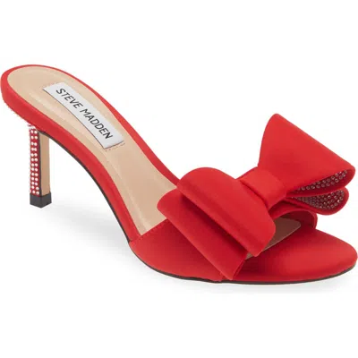 Steve Madden Belindo Slide Sandal In Red