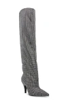 Steve Madden Bellamie Pointed Toe Over The Knee Boot In Black