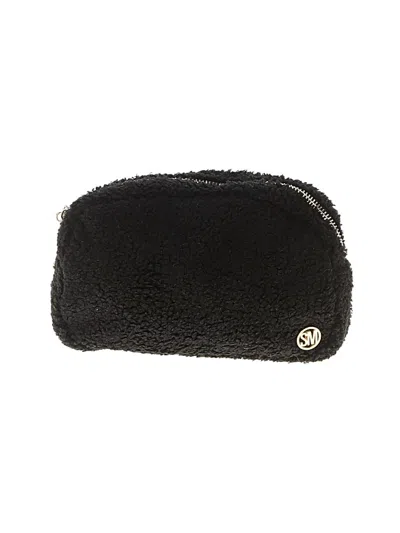 Pre-owned Steve Madden Belt Bag In Black