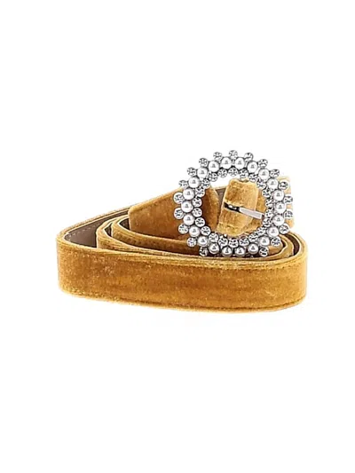 Pre-owned Steve Madden Belt In Gold