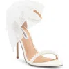 Steve Madden Benni Ankle Strap Sandal In White