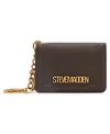 Steve Madden Benvy Zipper Wallet In Brown