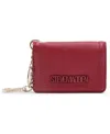 Steve Madden Benvy Zipper Wallet In Red