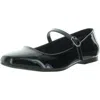 Steve Madden Berdine Womens Faux Leather Square Toe Mary Janes In Black