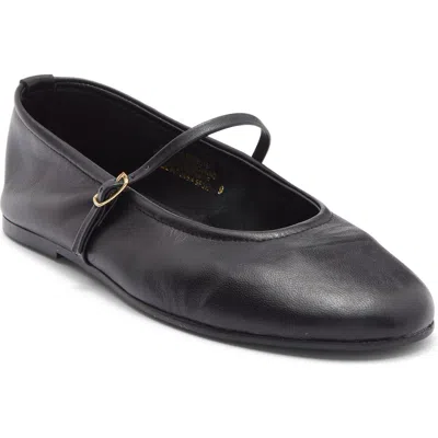 Steve Madden Besette Mary Jane Flat In Black