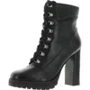 Steve Madden Beso Womens Nubuck High Heel Mid-calf Boots In Black