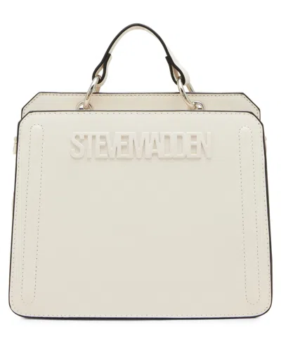 Steve Madden Bevelyn Small Satchel Bag In Vanilla