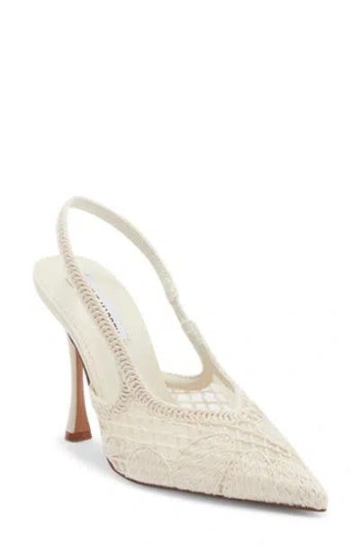 Steve Madden Beverlie Pointed Toe Slingback Pump In Animal Print