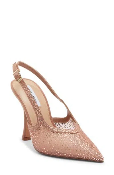 Steve Madden Beverlie Pointed Toe Slingback Pump In Neutral