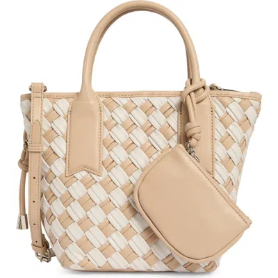Steve Madden Bgene Woven Satchel Bag In Brown