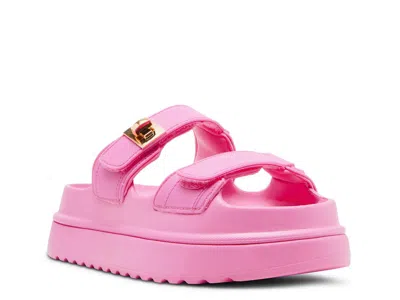 Steve Madden Big Schmona Platform Sandal In Pink