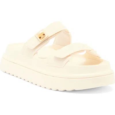 Steve Madden Bigschmona Platform Sandal In Bone