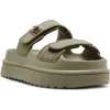 Steve Madden Bigschmona Platform Sandal In Olive