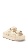 Steve Madden Bigschmona Platform Slide Sandal In Neutral