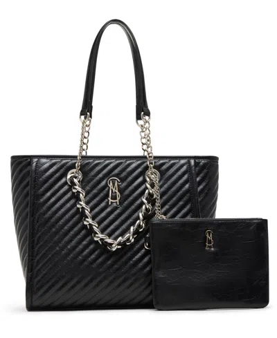 Steve Madden Bkattt-h Large Tote Bag With Pouch