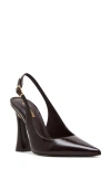Steve Madden Blare Slingback Pointed Toe Pump In Brown