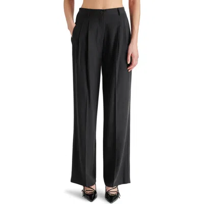 Steve Madden Blaze Pleated Pants In Black