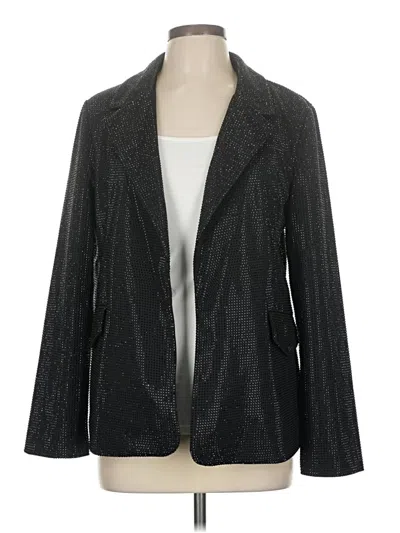 Pre-owned Steve Madden Blazer Jacket In Black