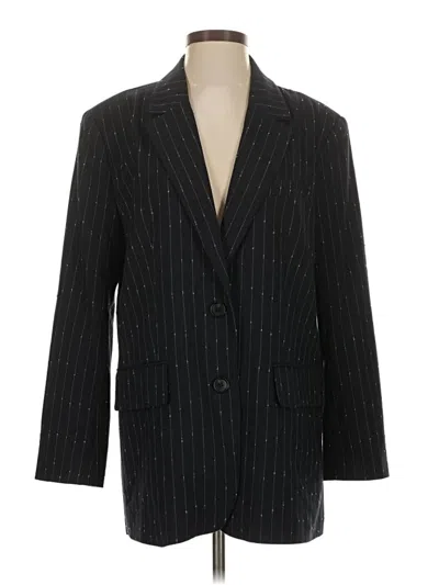 Pre-owned Steve Madden Blazer Jacket In Black