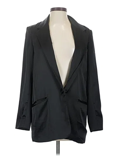 Pre-owned Steve Madden Blazer Jacket In Black