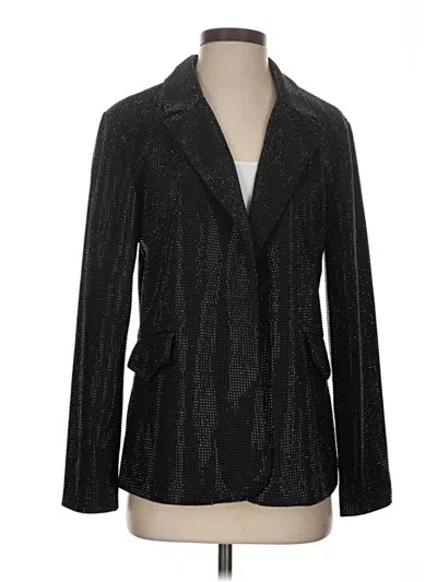 Pre-owned Steve Madden Blazer Jacket In Black
