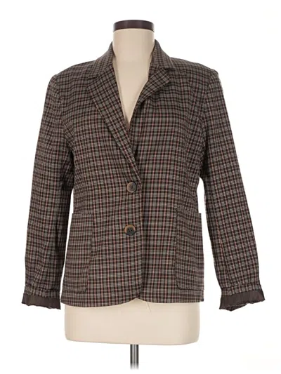 Pre-owned Steve Madden Blazer Jacket In Brown