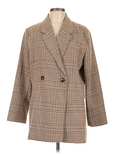 Pre-owned Steve Madden Blazer Jacket In Brown