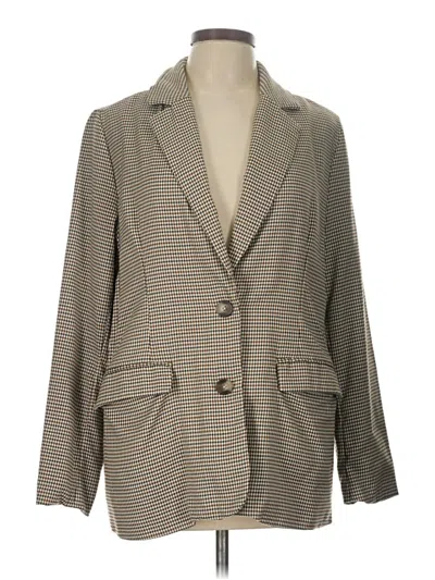 Pre-owned Steve Madden Blazer Jacket In Gray