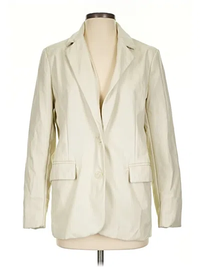 Pre-owned Steve Madden Blazer Jacket In Ivory