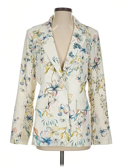 Pre-owned Steve Madden Blazer Jacket In Ivory