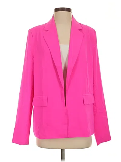 Pre-owned Steve Madden Blazer Jacket In Pink