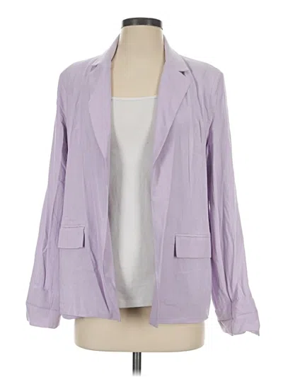 Pre-owned Steve Madden Blazer Jacket In Purple