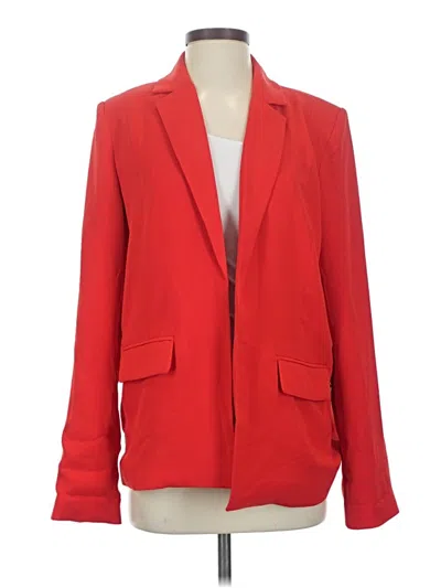Pre-owned Steve Madden Blazer Jacket In Red