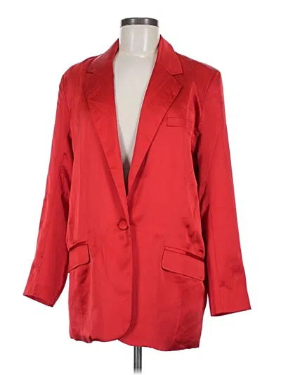 Pre-owned Steve Madden Blazer Jacket In Red