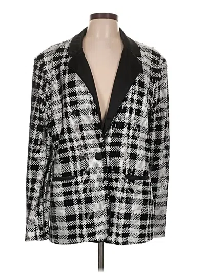 Pre-owned Steve Madden Blazer Jacket In Silver