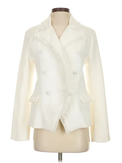 Pre-owned Steve Madden Blazer Jacket In White