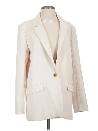 Pre-owned Steve Madden Blazer Jacket In White