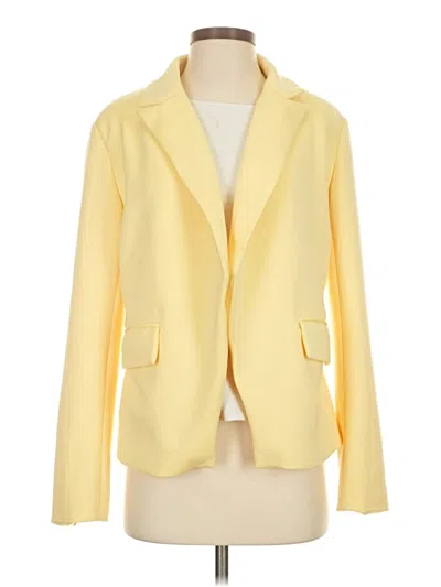 Pre-owned Steve Madden Blazer Jacket In Yellow