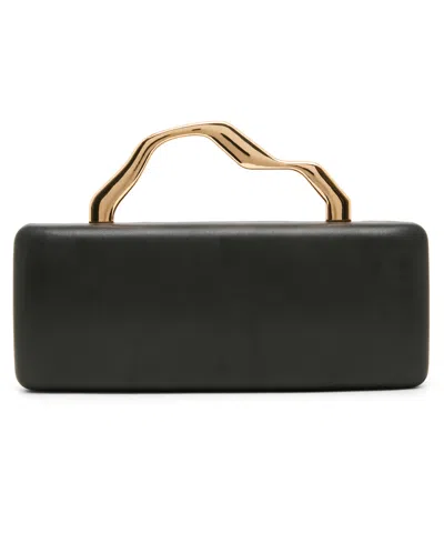 Steve Madden Bleena Small Magnetic Clutch Handbag In Black