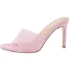 Steve Madden Blessing Womens Leather Slingback Heels In Pink