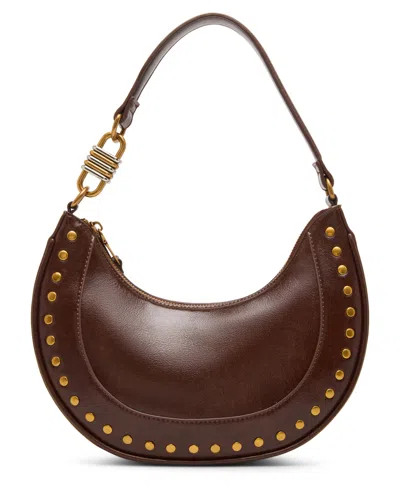 Steve Madden Bliamm Studded Mini Shoulder Bag In Brown