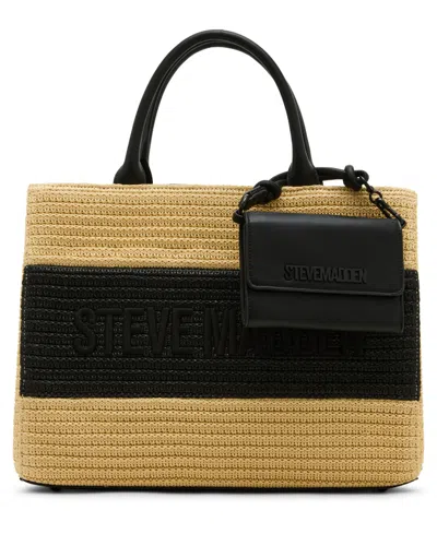 Steve Madden Blopez-s Straw Large Satchel Bag