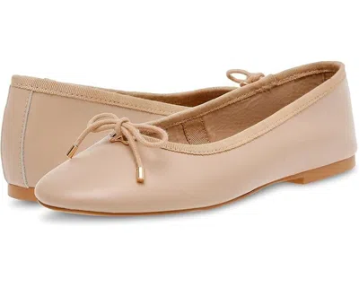 Steve Madden Blossoms Ballet Flats Womens 7 Natural Leather Slip On Pump Khd1091 In Beige
