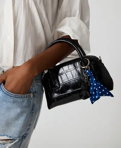 Steve Madden Bmelodie Small East/ West Bag With Scarf In Black