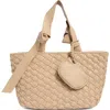 Steve Madden Bmiro Woven Tote Bag In Gray
