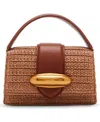 Steve Madden Bmishell Mini Top Handle Crossbody Bag In Cognac