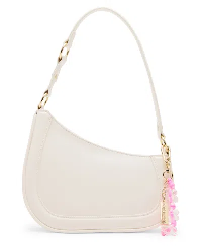 Steve Madden Bmusee Asymmestrical Small Shoulder Bag In White