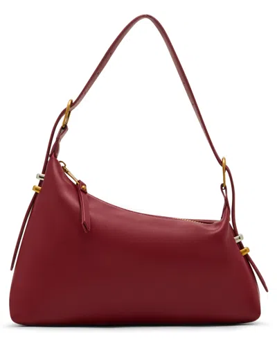 Steve Madden Bnally Asymmetrical Shoulder Bag In Red